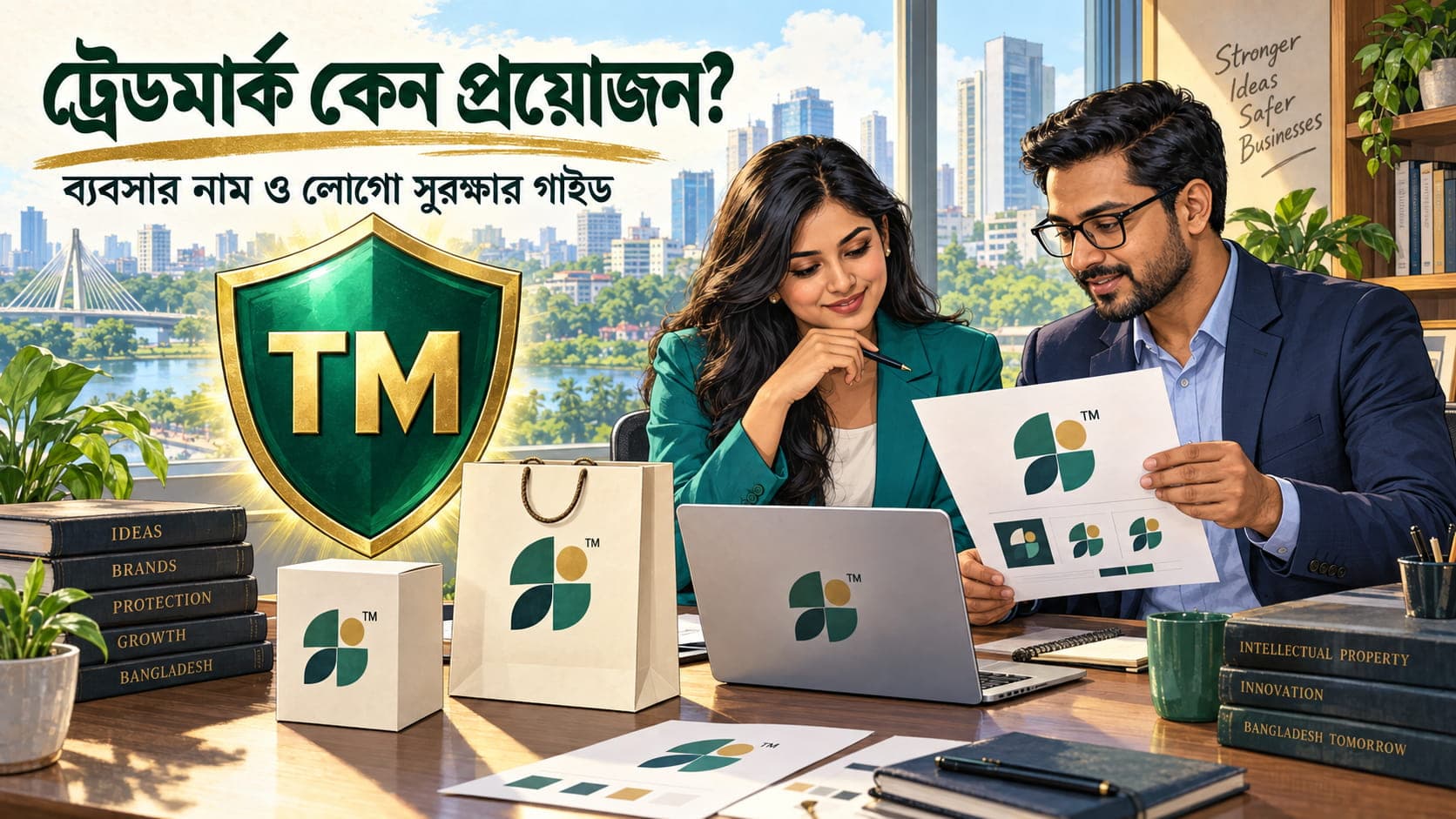 ট্রেডমার্ক কেন প্রয়োজন? ব্যবসার নাম ও লোগো সুরক্ষার প্রাথমিক গাইড